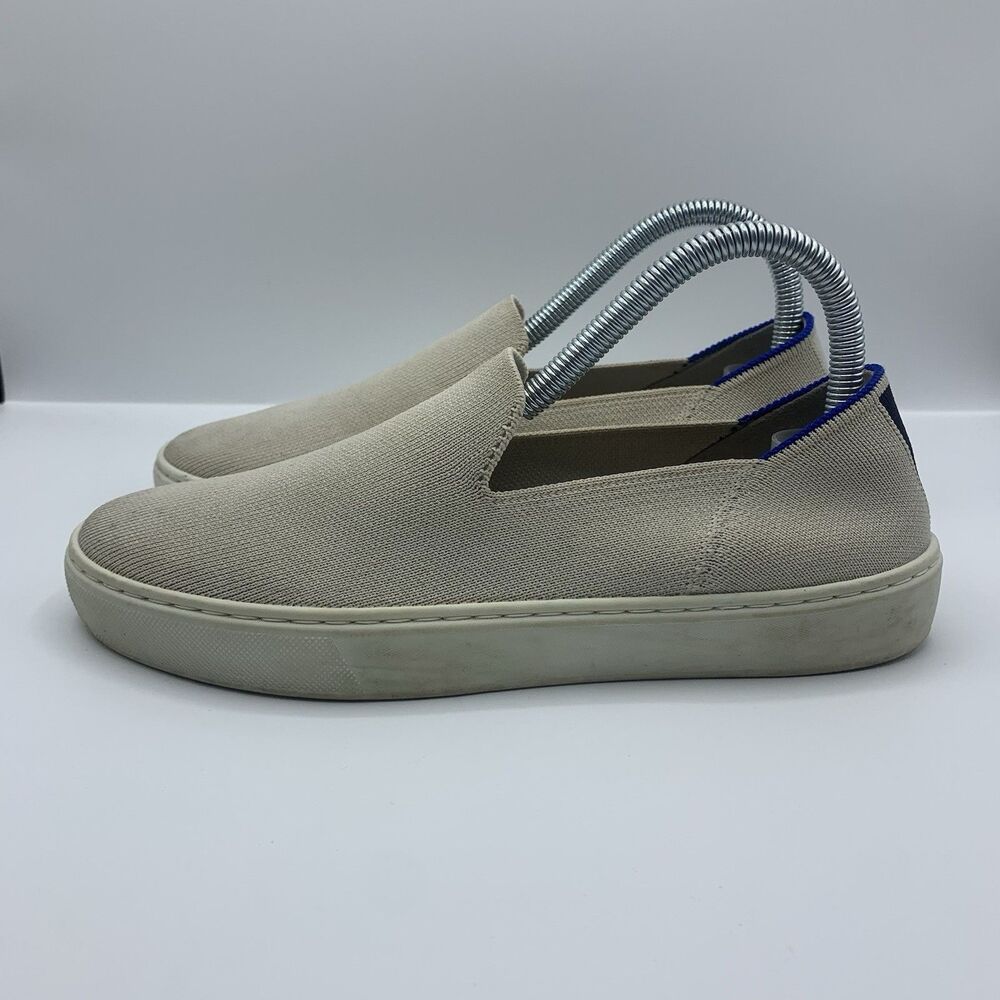 Rothy's The Original Slip On Sneakers Casual Comfort Sand Beige Women's Size 7